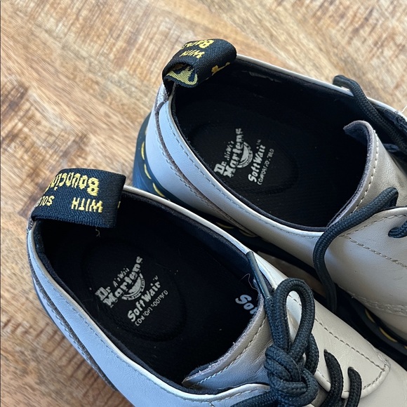 Dr. Martens Gray Platform Lace-Up Shoes - Picture 4 of 4